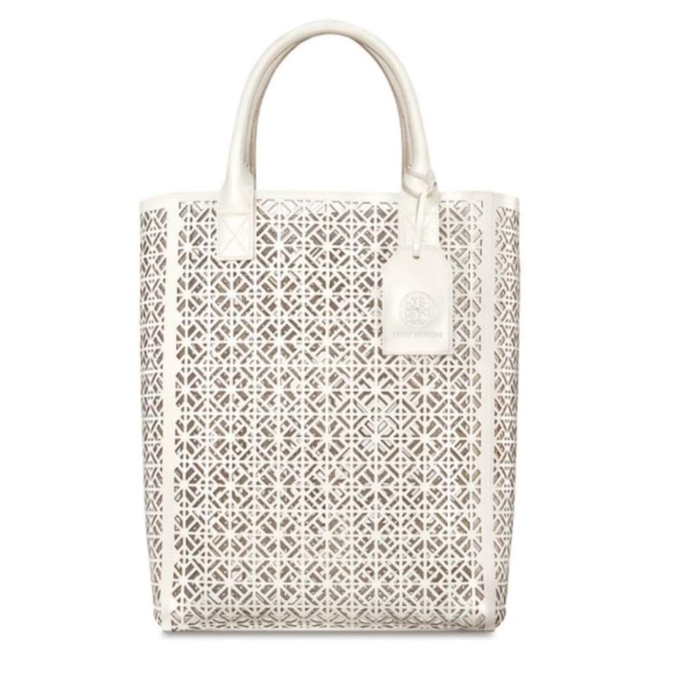 Authentic Tory Burch Perforated Tote